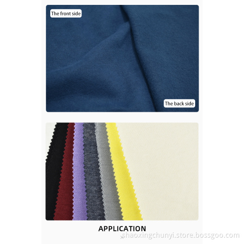 Handfeeling lembut 100% Polyester Terry Fleece Fabric